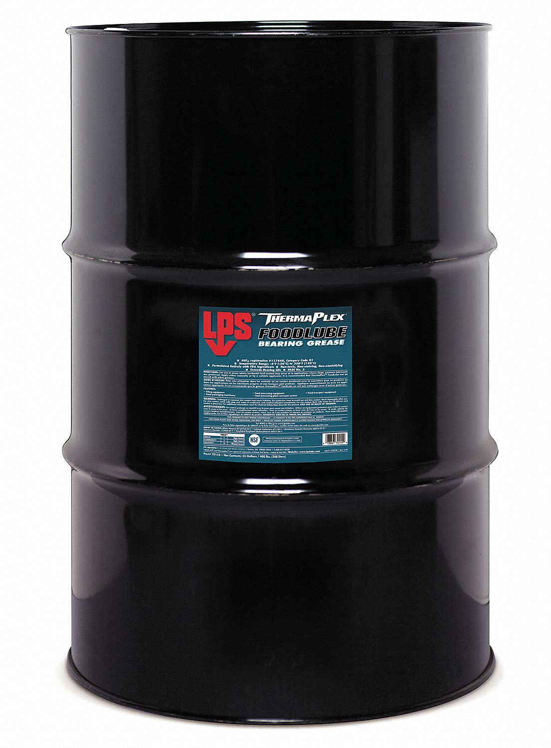 THERMAPLEX White Aluminum Complex Food Lube Bearing Grease, 55 gal