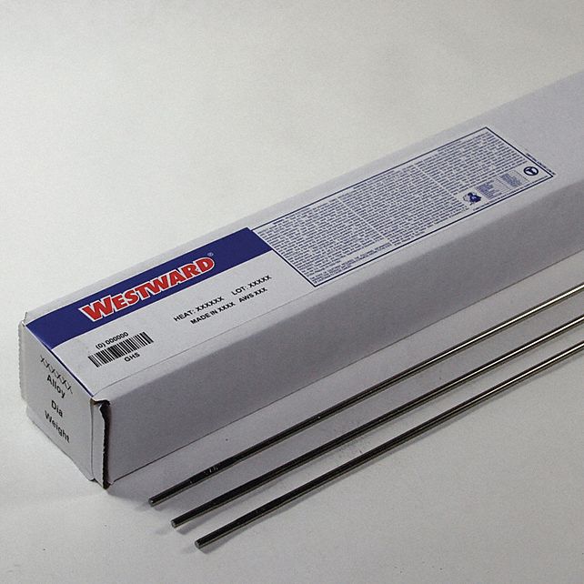 WESTWARD TIG Welding Rod Stainless Steel, ER316/316L, 1/16 in x 36 in