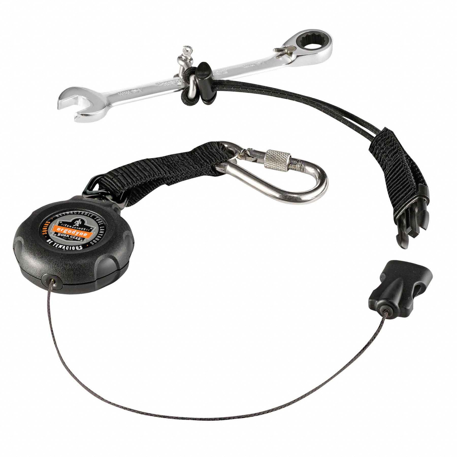 ERGODYNE Retractable Tool Lanyard, Retractable Tether Style, 2 lb Weight Capacity 20YF553001