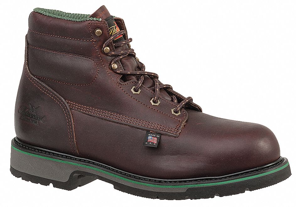 THOROGOOD SHOES 6 in Work Boot, 11, EEE, Unisex, Brown, Steel Toe Type