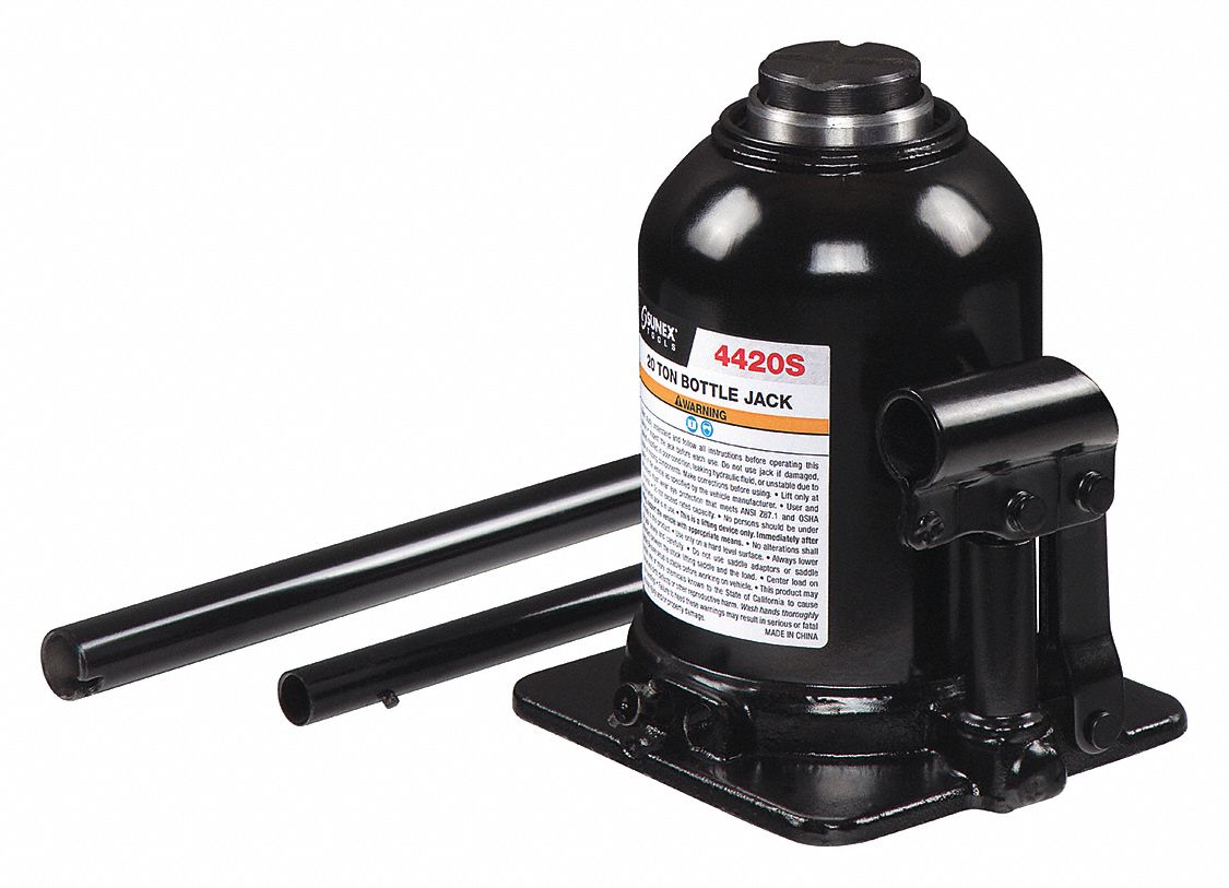 SUNEX TOOLS, Bottle Jack, Steel, HighClearance Bottle Jacks 210R194420S Grainger