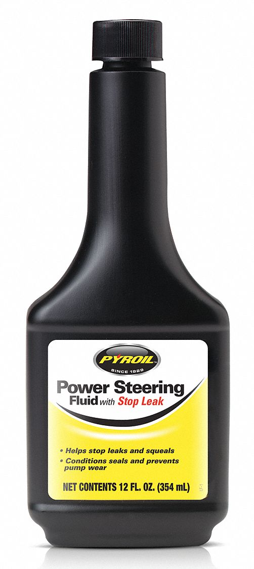 PYROIL, Power Steering Fluid with Stop Leak, 12 fl oz Container Size