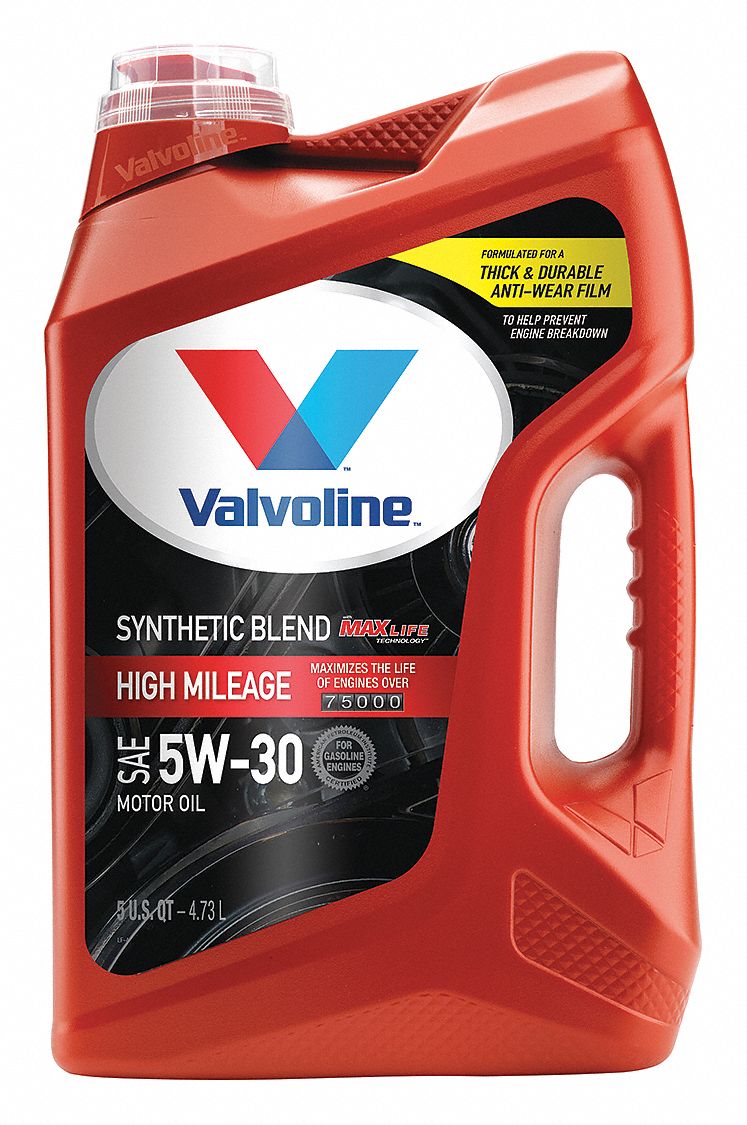 VALVOLINE, 5 qt Size, Jug, Engine Oil 21A123881163 Grainger