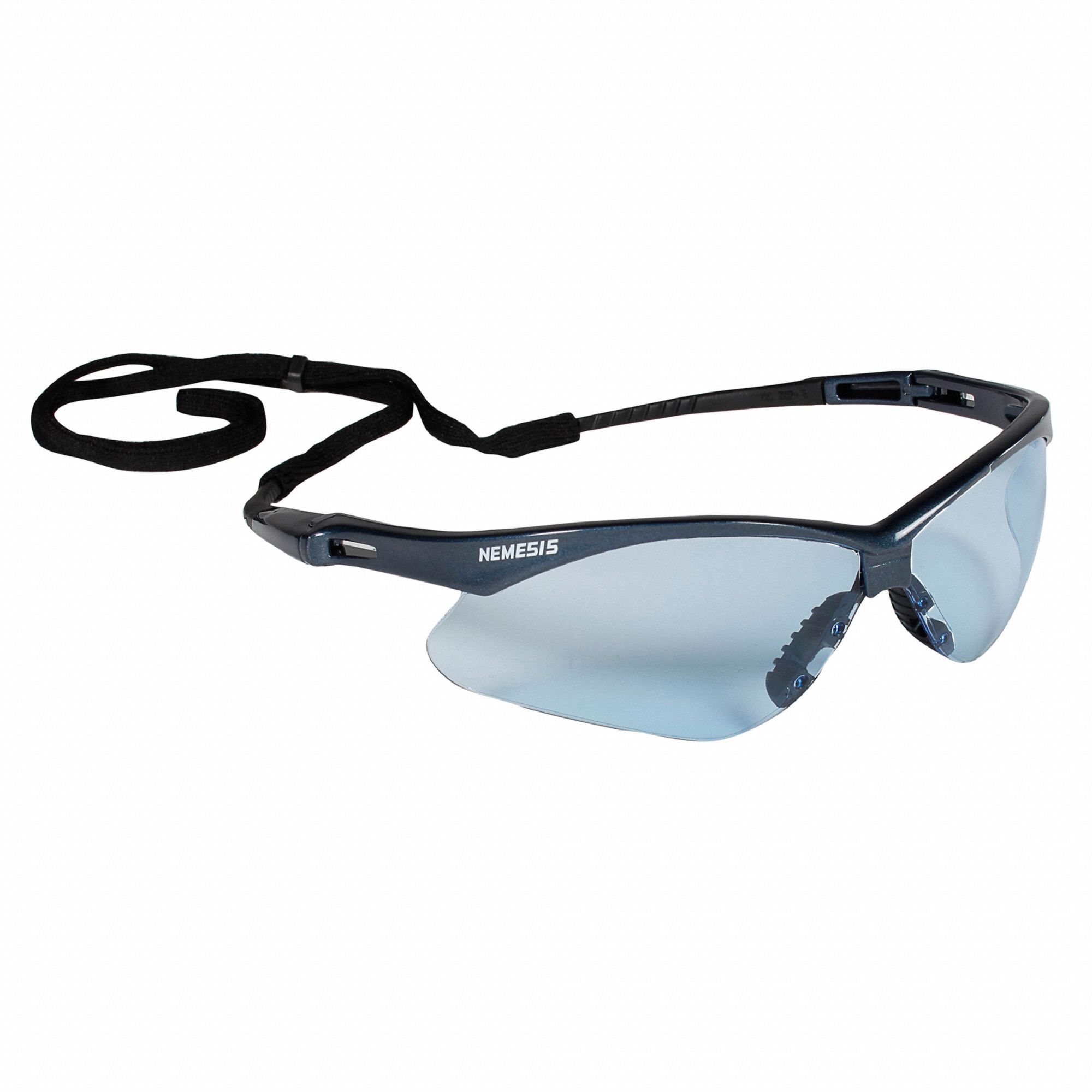 KLEENGUARD V30 Nemesis* ScratchResistant Safety Glasses , Light Blue