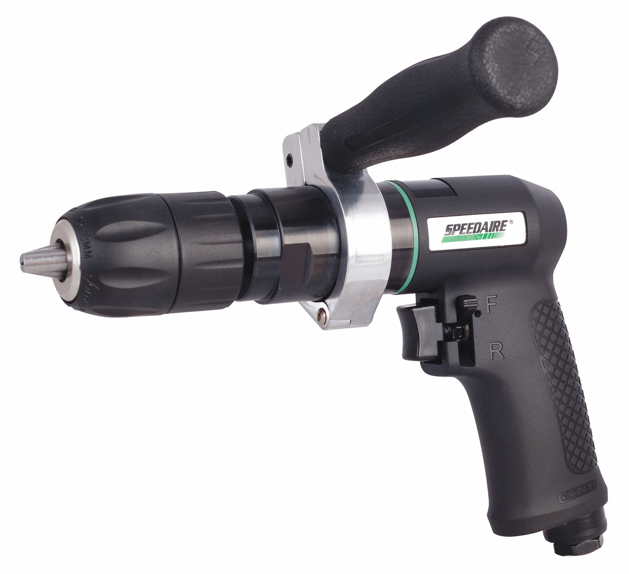 SPEEDAIRE AirPowered, Drill, General Duty, 0 ftlb to 9.1 ftlb Torque Range 21AA7621AA76