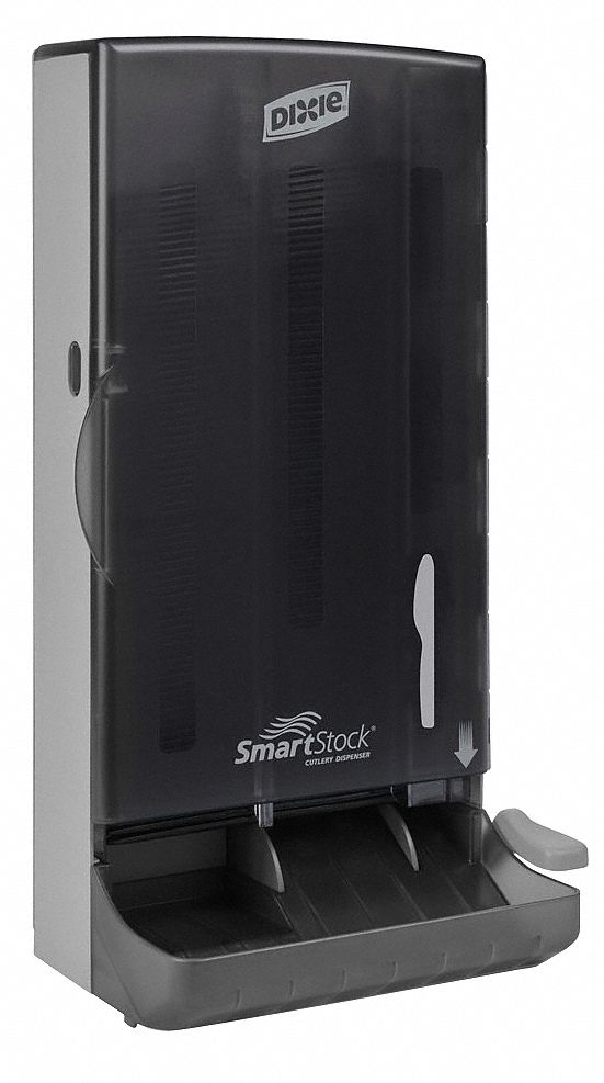 SMARTSTOCK Knife Dispenser Wall/Countertop/Stand, Holds 80 pcs Cutlery