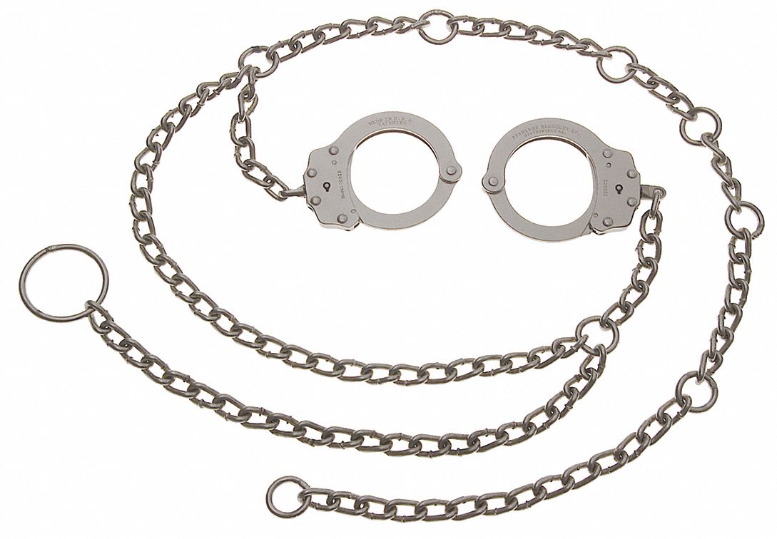PEERLESS, Handcuffs at Hips, Waist Chain 21CH177002C Grainger