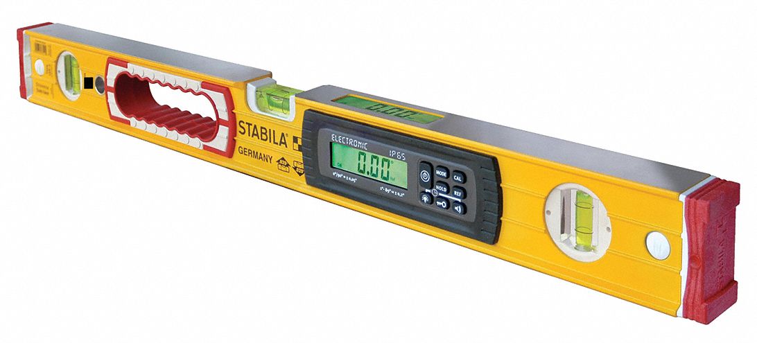 STABILA Digital Box Level, Aluminum, 48 in, 3 Vials - 21CK33|36548