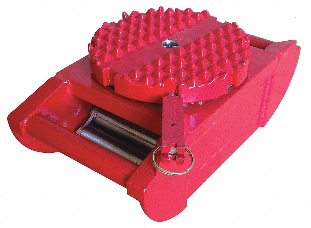 DAYTON Equipment Roller, 15, 000 lb., Swivel, 5 In 21D02221D022