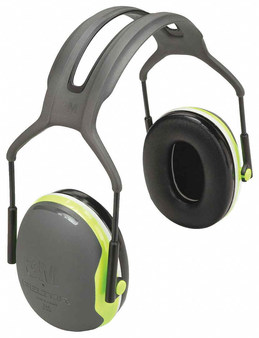 3M PELTOR, OvertheHead Earmuff, Passive, Ear Muffs 21DE17X4A