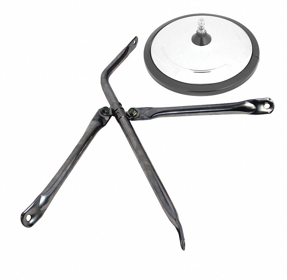 Round, Convex, Rear Crossview Mirror Kit - 21DJ37|713798 - Grainger