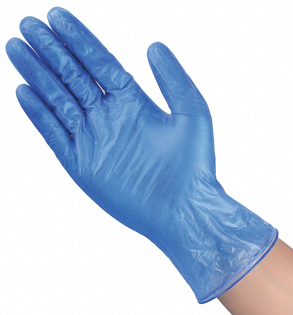 CONDOR Vinyl, Disposable Gloves, XL, Powdered, 2.7 mil Palm Thickness