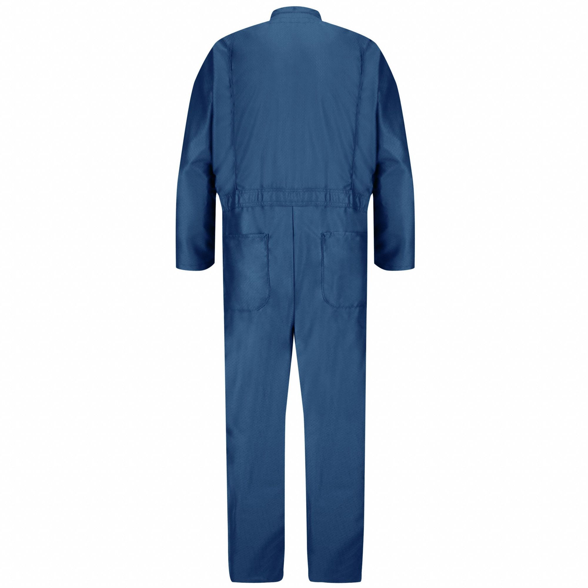 RED KAP Static Controlled Coveralls S ( 36 1/2 in x 46 in ), Navy
