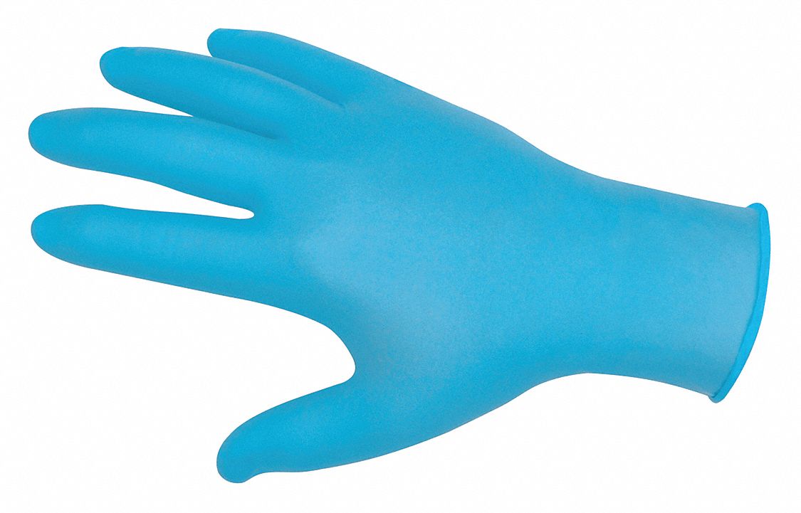MCR SAFETY Nitrile/Vinyl, Disposable Gloves, XL, PowderFree, 4.0 mil