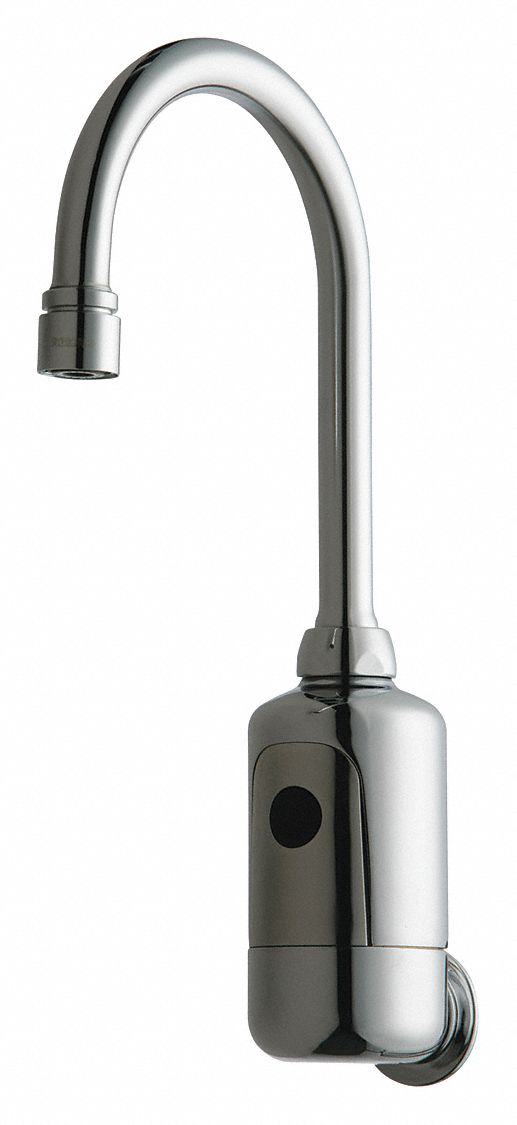 0.5 gpm Flow Rate, Hytronic Gooseneck Sink Faucet With Dual 21FD23