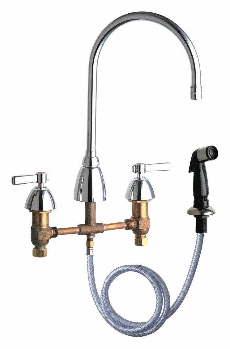 2.2 gpm Flow Rate, Kitchen Sink Faucet W/Spray 21FG14200AGN8AE3ABCP