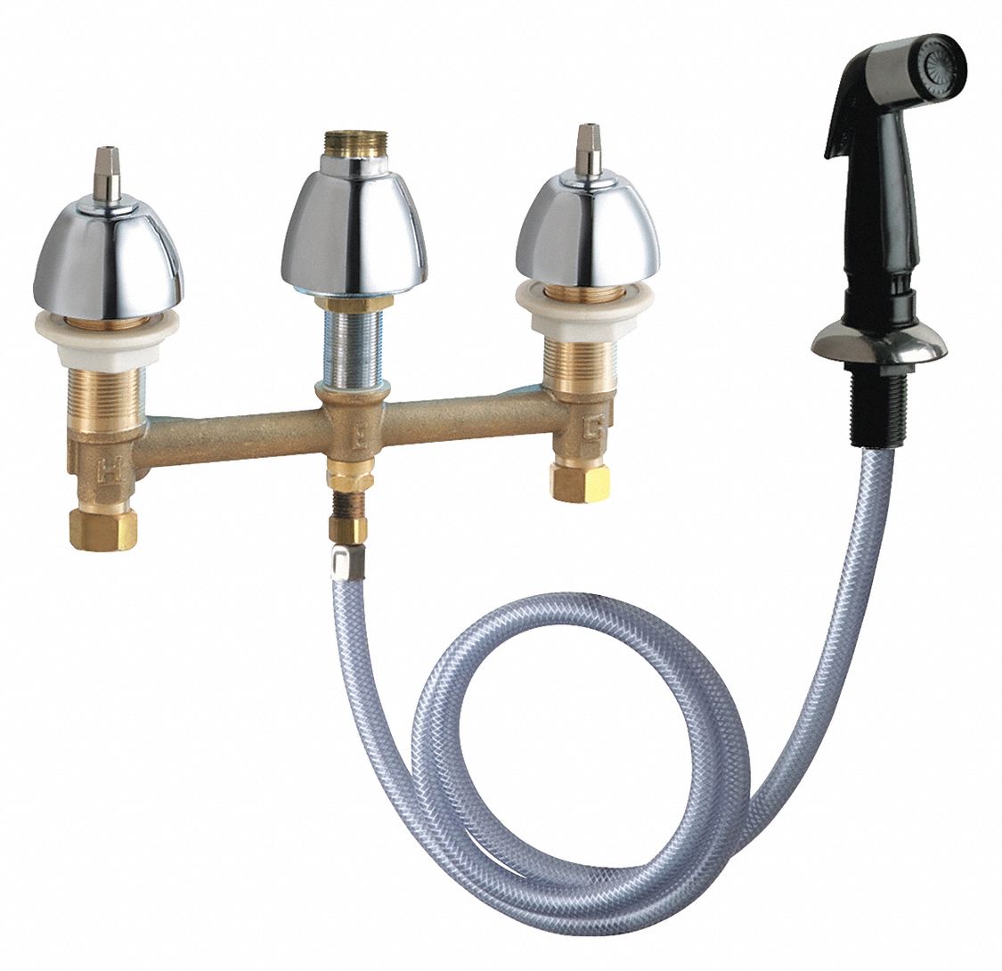 12 gpm Flow Rate, Kitchen Sink Faucet W/Spray 21FG25200ALESHAB