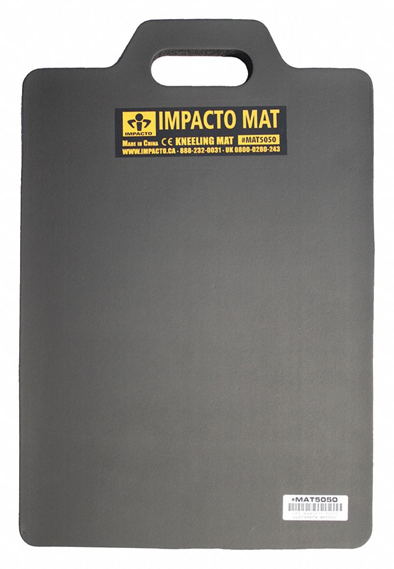 IMPACTO Kneeling Mat, 21 in Length, 14 in Width, 1 in Thickness, Closed