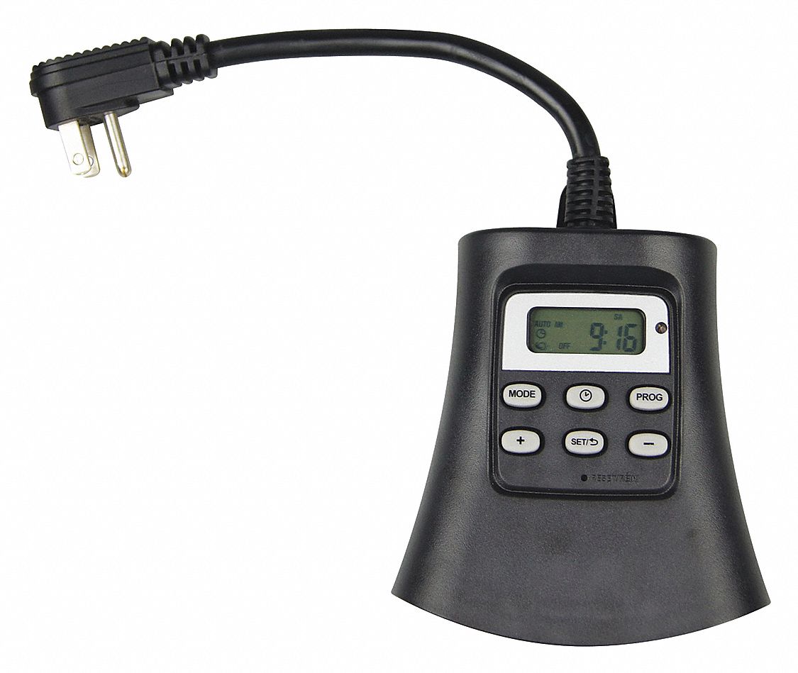 POWER FIRST Electromechanical Timer, 120VAC Voltage, 13 Amps, Max. Time Setting 231/2 hr