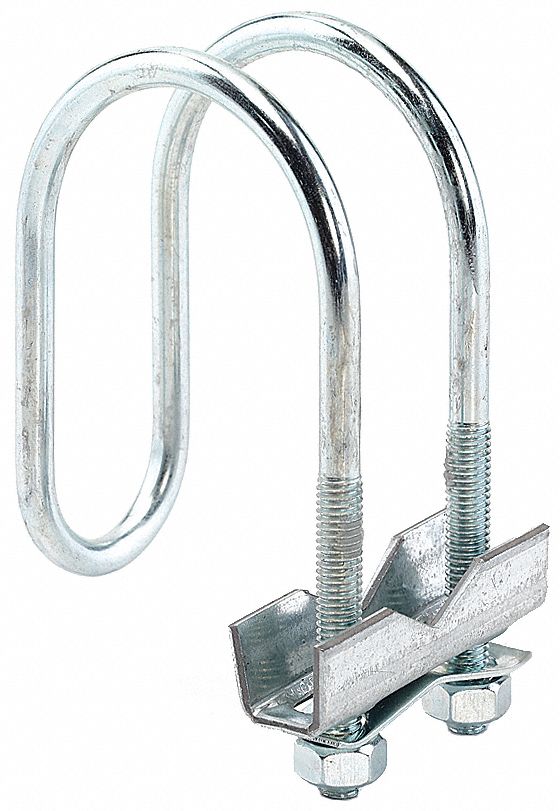 Tolco 1000 Tolco Fast Clamp Sway Brace Carbon Steel, 2 in, 3 in Lg, 3