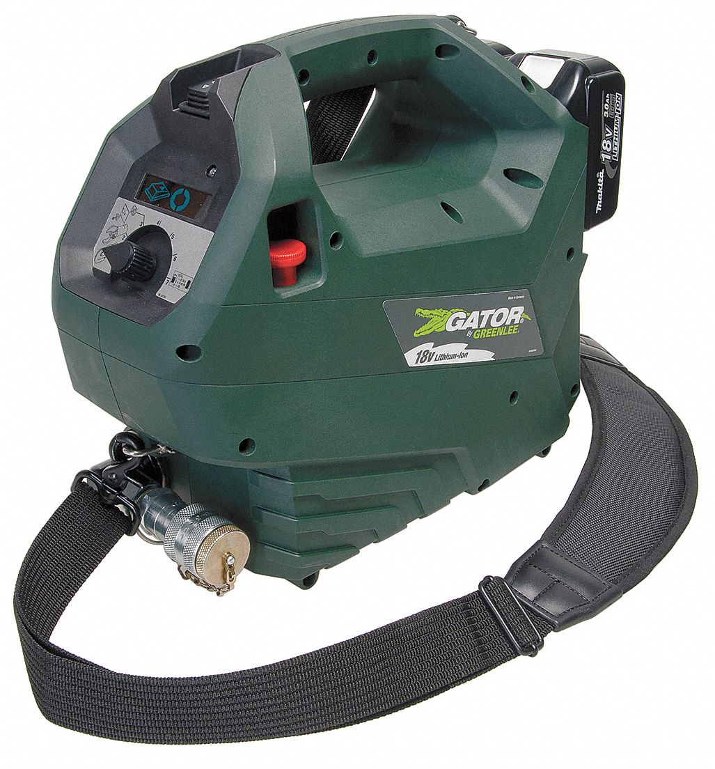 GREENLEE, 10,000 psi Max. Op Pressure, 18V DC, Battery Powered