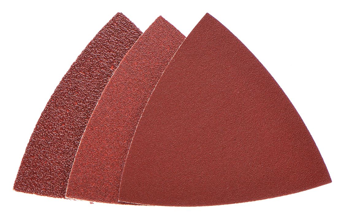 3 3/16 in Wd, 120_240_60 Grit, Oscillating Tool Sanding Sheet Set