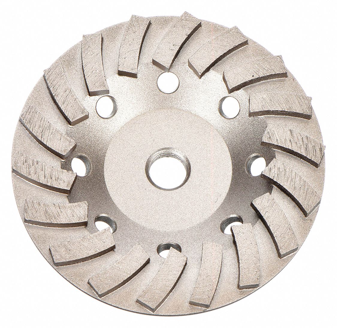 DIAMOND VANTAGE, Turbo, 4 in Dia, Segment Cup Grinding Wheel 21UN61
