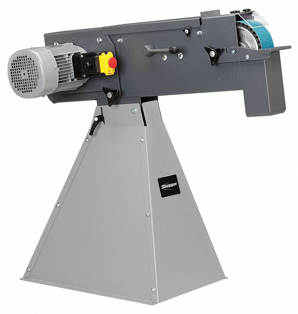 FEIN Pedestal Belt Grinder 4 hp HP, 3 x 79 Disc Dia. (In.), 0 to 3600