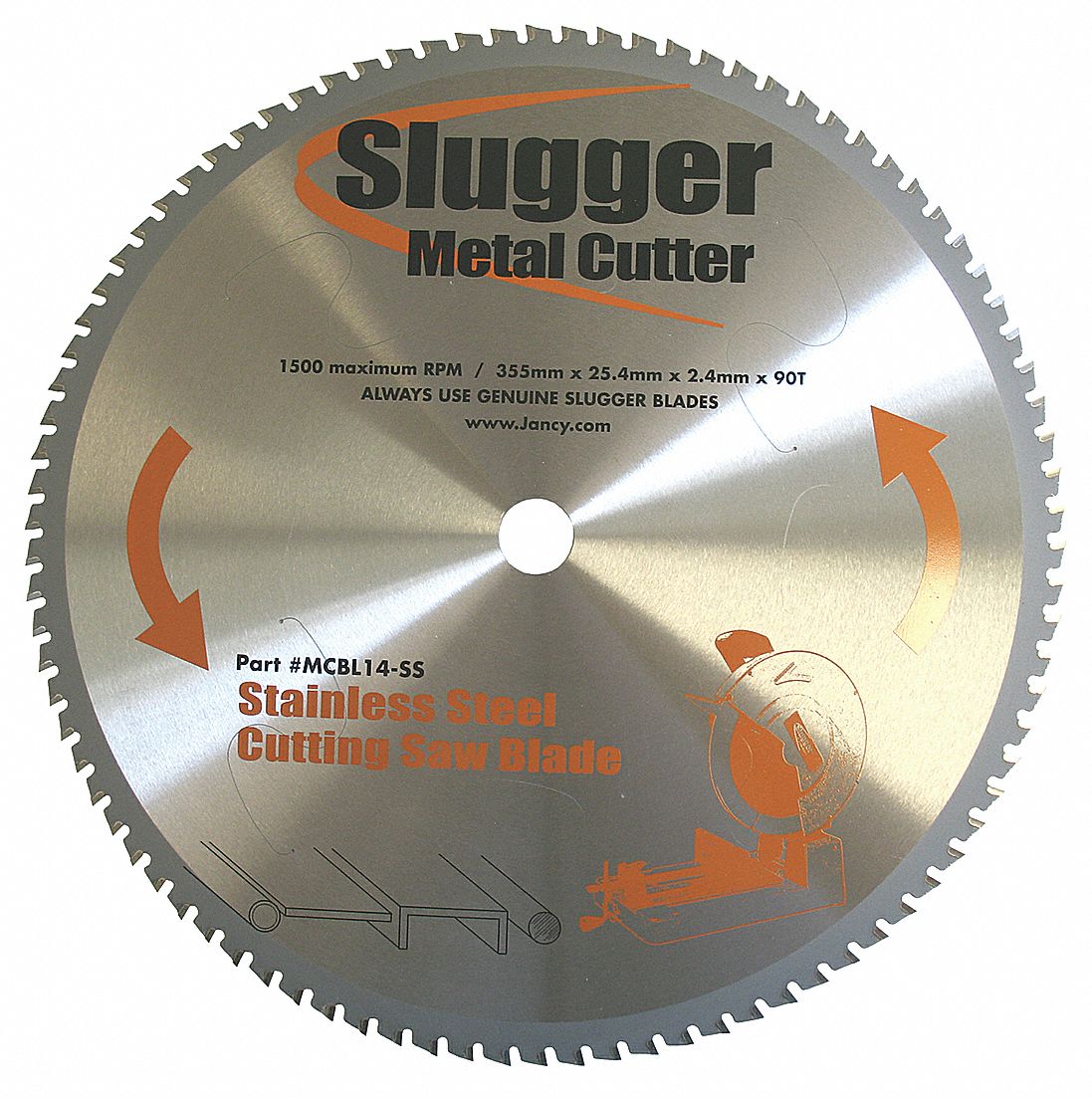 FEIN 14" Carbide Metal Cutting Circular Saw Blade, Number of Teeth 90