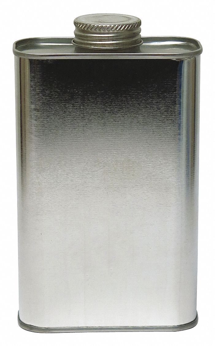 GRAINGER APPROVED Paint Can, 16 oz., Rectangular 21YK14MF16UL125