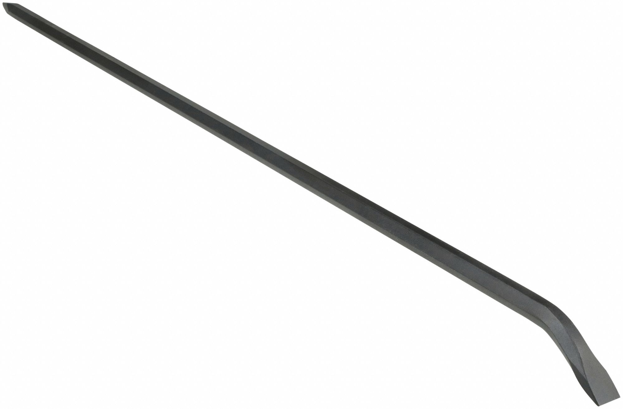 Point End, 60 in Overall Lg, Pinch Point Bar 21YM291174300 Grainger