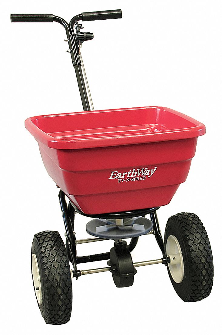 FLEX SELECT Broadcast Spreader, 80 lb. Capacity, Pneumatic Wheel Type