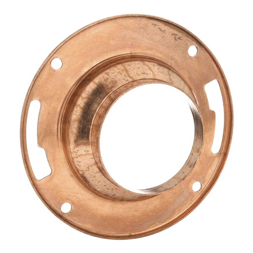 Wrot Copper, Cup x Flange, DWV Closet Flange 39R733951 4X3 Grainger