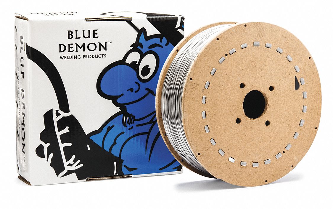 BLUE DEMON, Gas Shield Flux Core Weld Wire,.045x33lb 225L86225L86