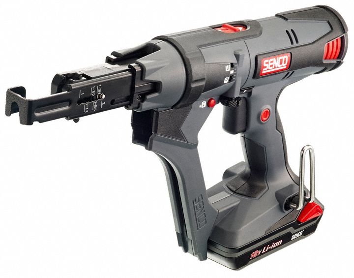 SENCO Screw Gun Kit, Cordless, 1/4 in Drive Size, 5,000 RPM 22A489