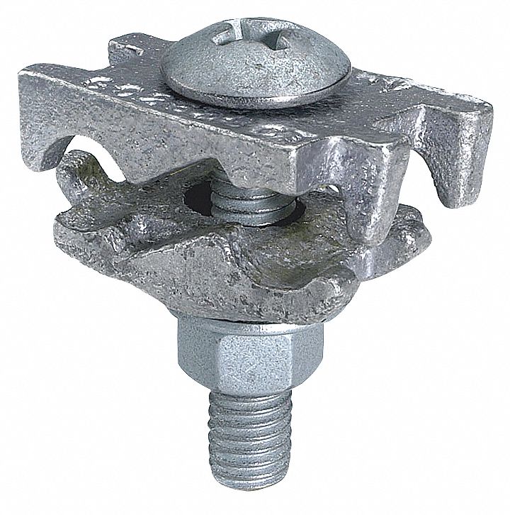 BURNDY Cable Tray Grounding Connector, Mechanical, 1 Number of Wires Grounding 22C004