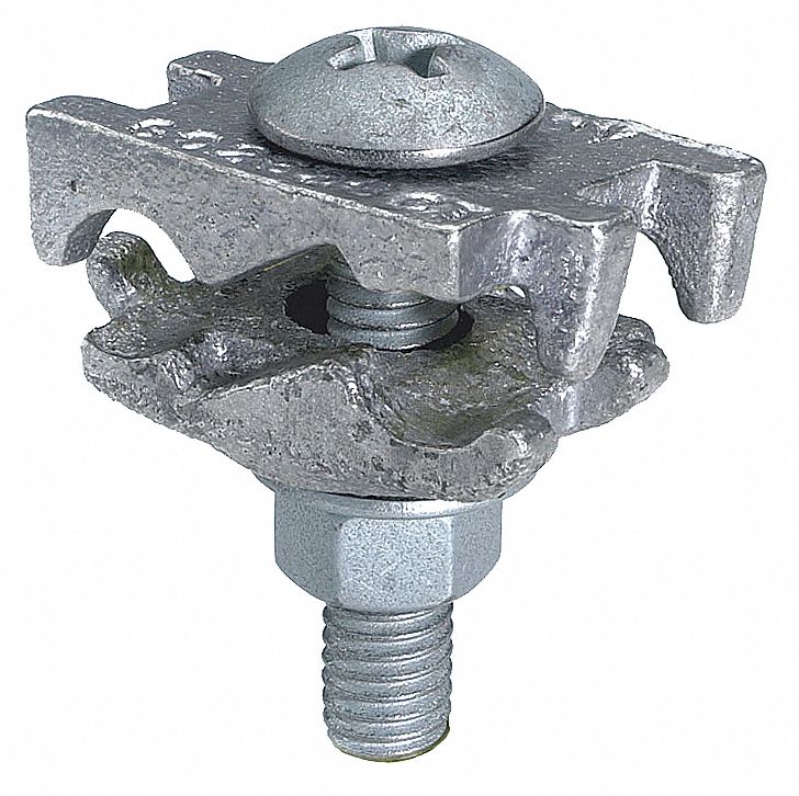 Copper, 2 Grounding Wires, Cable Tray Grounding Connector 22C005