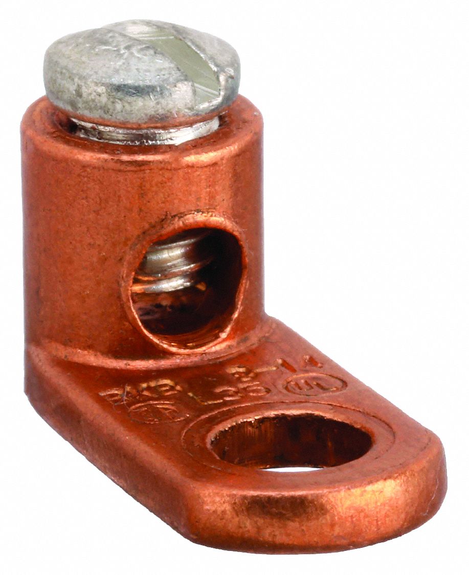 BURNDY, 1 Conductors, Copper, Mechanical Connector 22C146KA4C Grainger