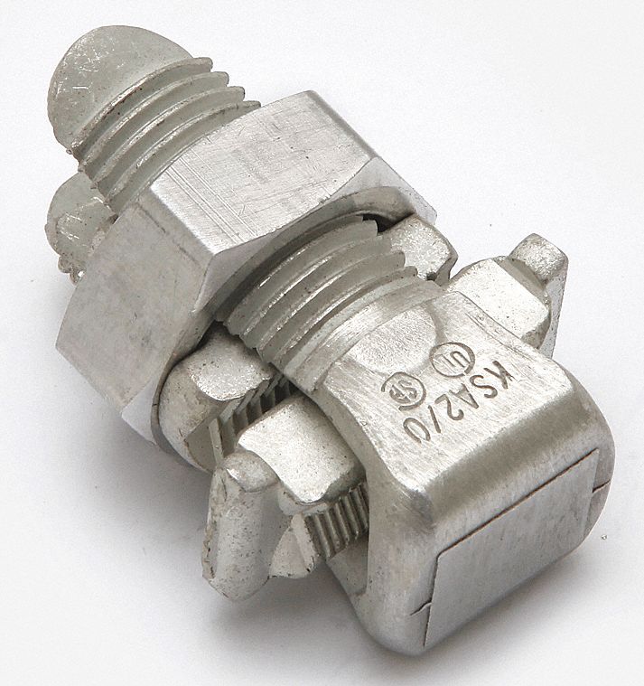 BURNDY, Aluminum, Square Head Head, SplitBolt Connector 22C167KSA2