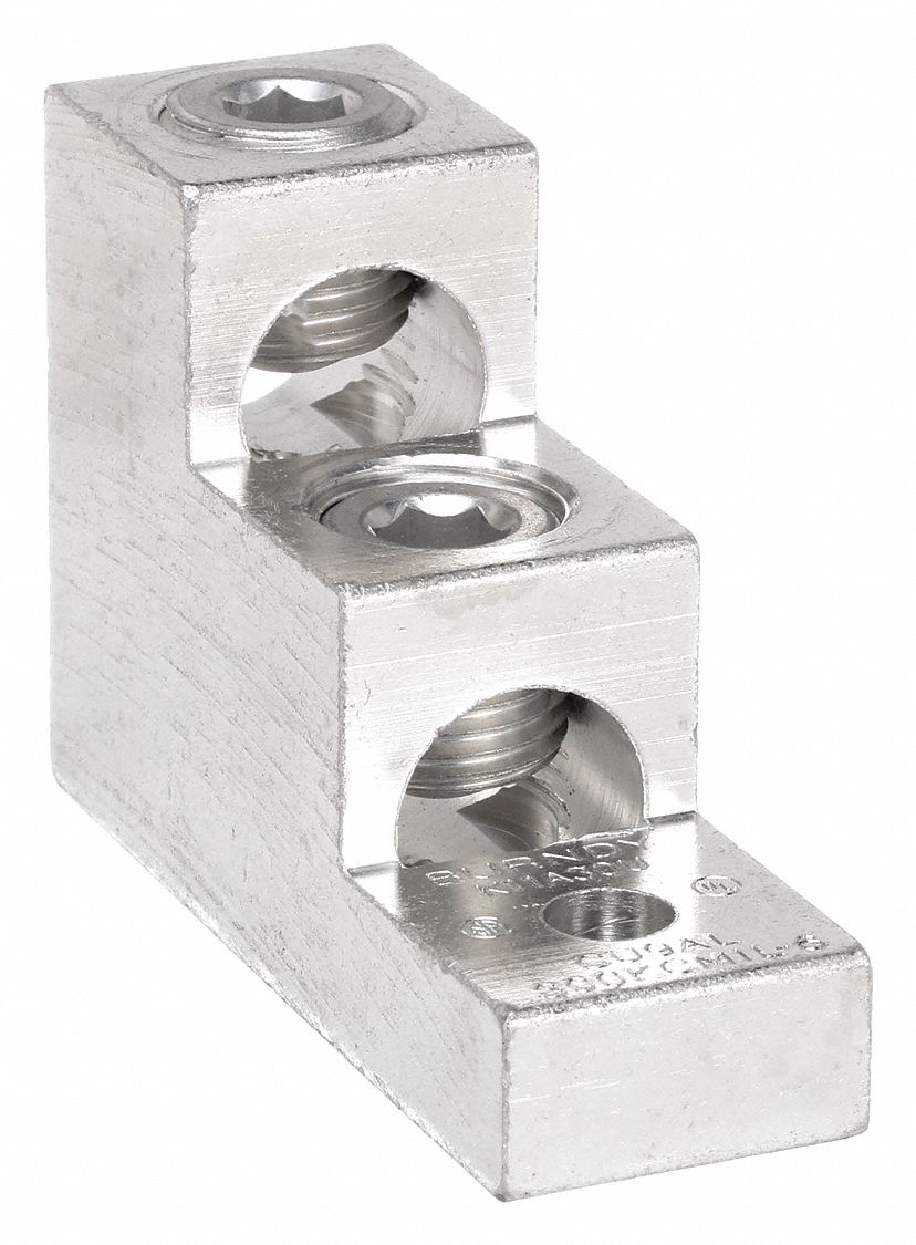 BURNDY, 2 Conductors, Aluminum, Mechanical Connector 22C196K11A30U