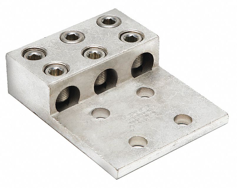 BURNDY, 3 Conductors, Aluminum, Mechanical Connector 22C208KK3A36U4N
