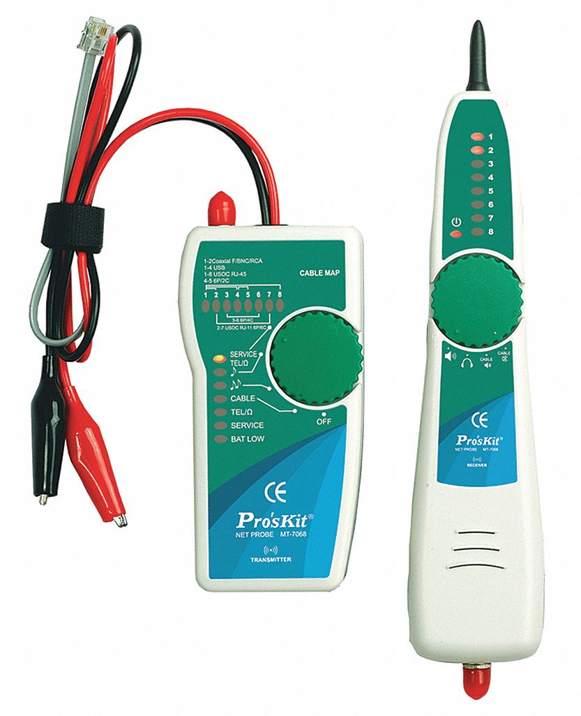 Tone Generator and Probe Kit, Copper Cable Tracing (Tone & Probe Kit