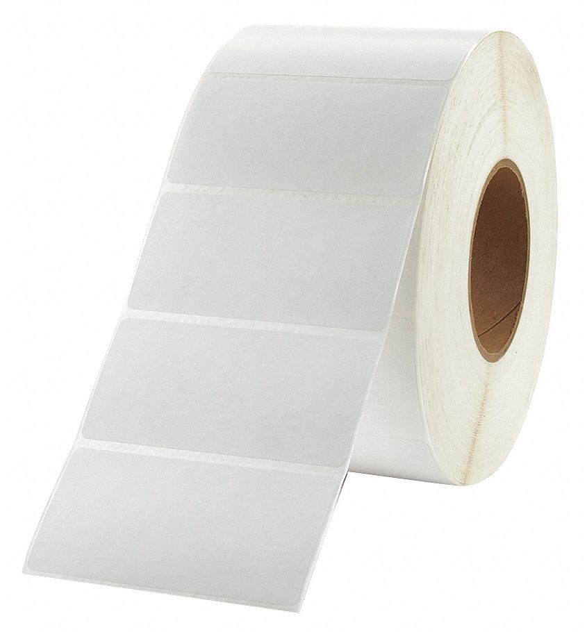 GRAINGER APPROVED Thermal Transfer Label Rolls Ribbon Required