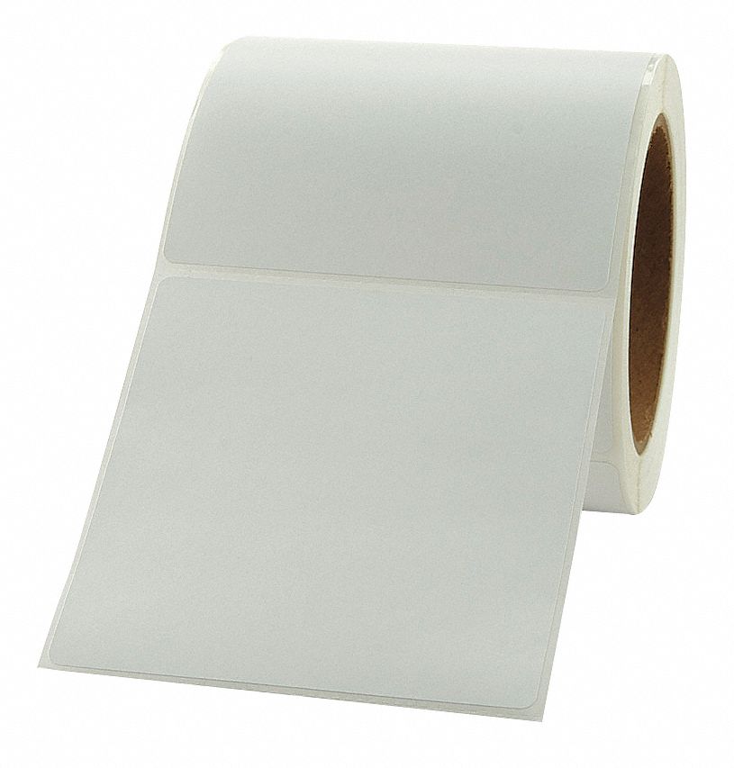GRAINGER APPROVED Thermal Transfer Label Rolls Ribbon Required