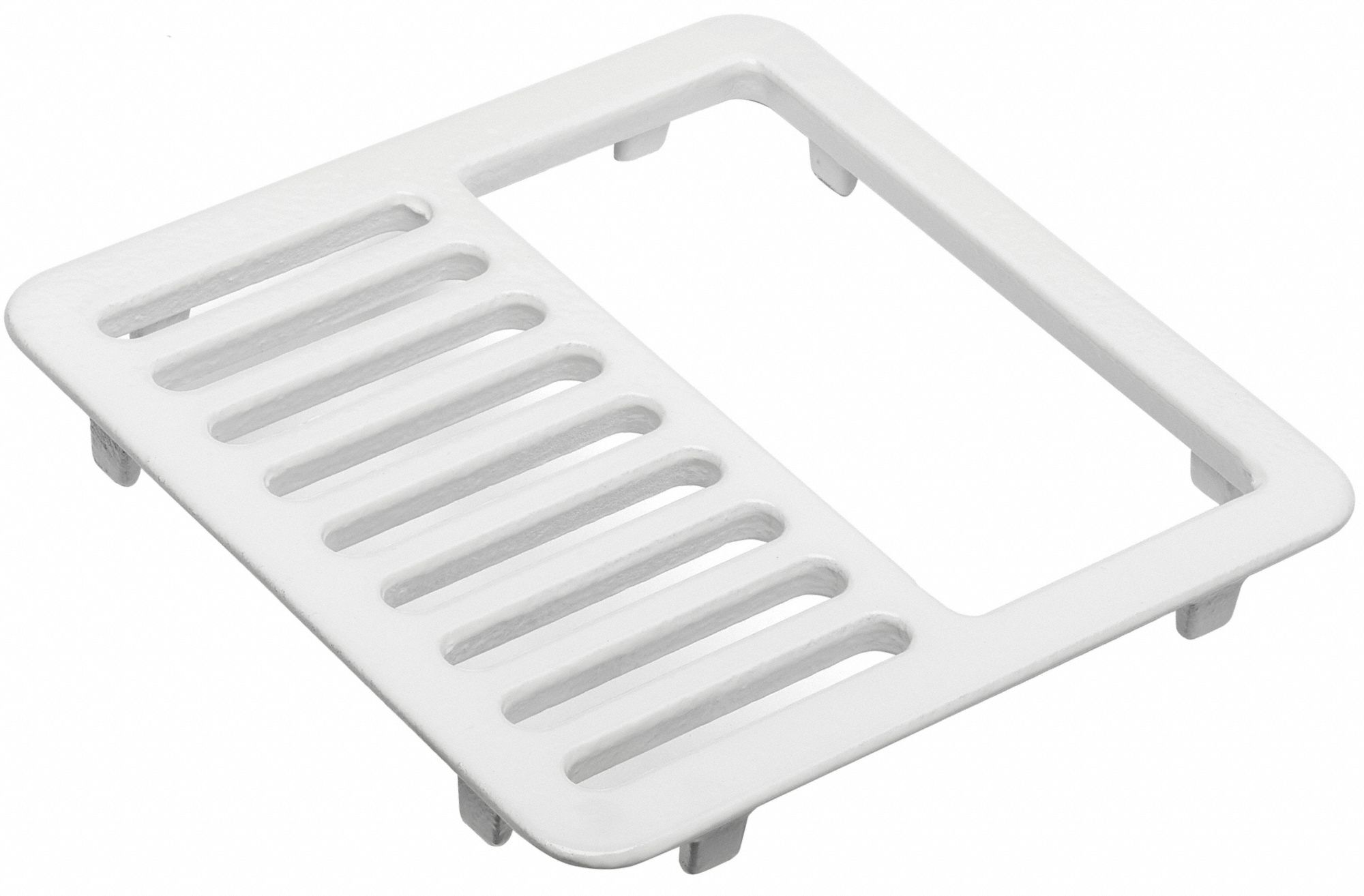 ZURN Half Floor Drain Grate, For Use With 87/8 in Square Floor Sinks