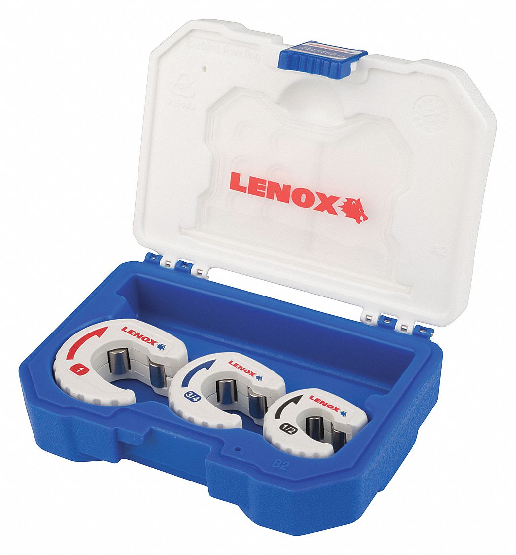 LENOX Tubing Cutter Set 0.5 in 1 in OD Cutting Capacity, Tight