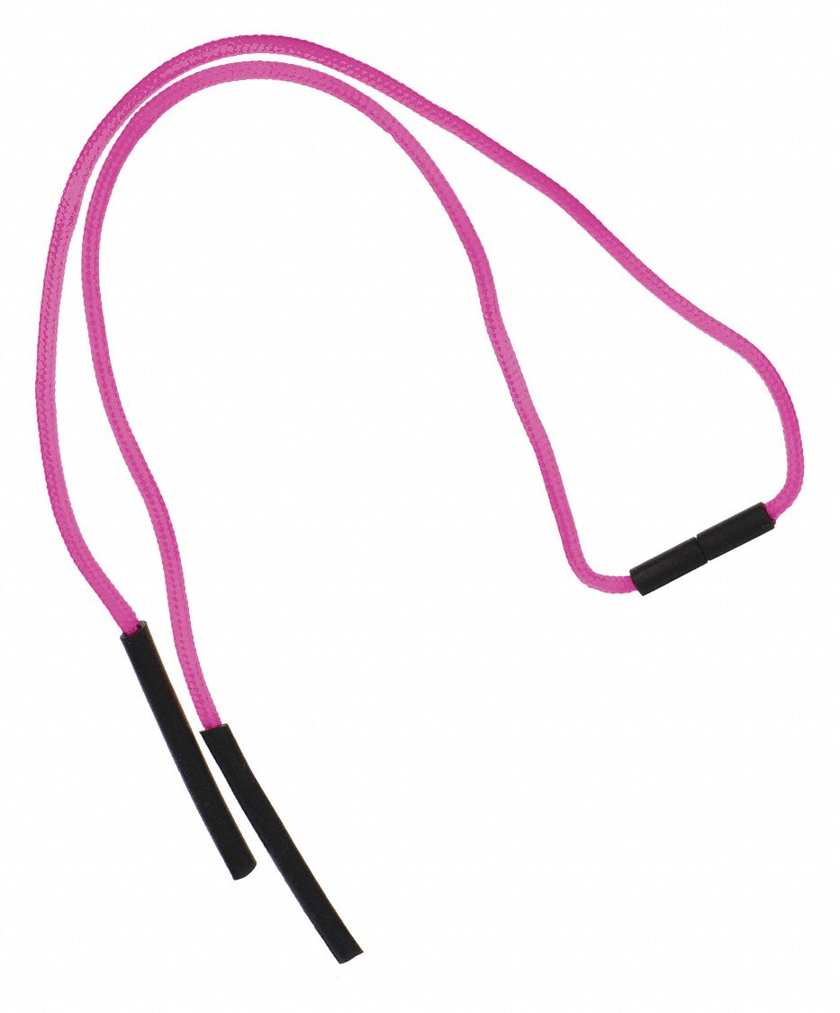 HighVisibility Pink, 22 in Lg, Eyewear Retainer 22FF7215323 Grainger
