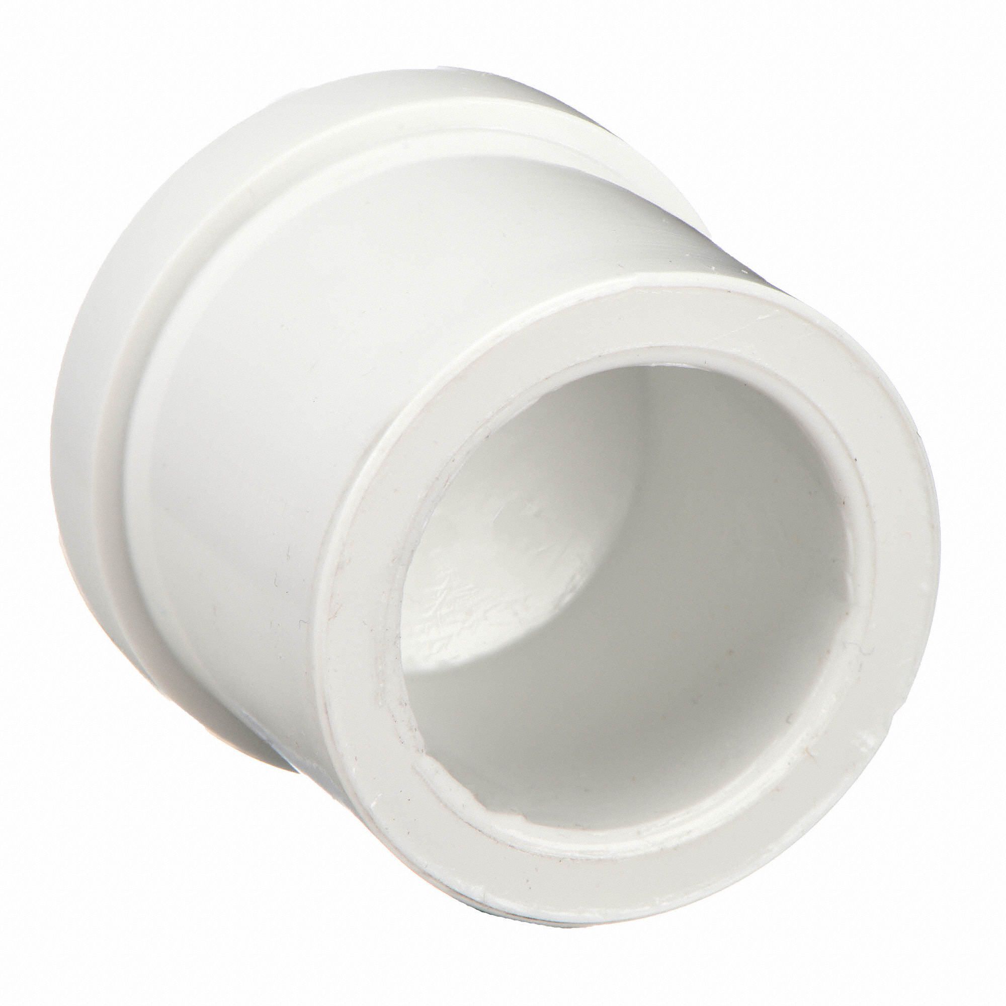 LASCO PVC Plug, Spigot, 1/2 in Pipe Size Pipe Fitting 22FK16449005