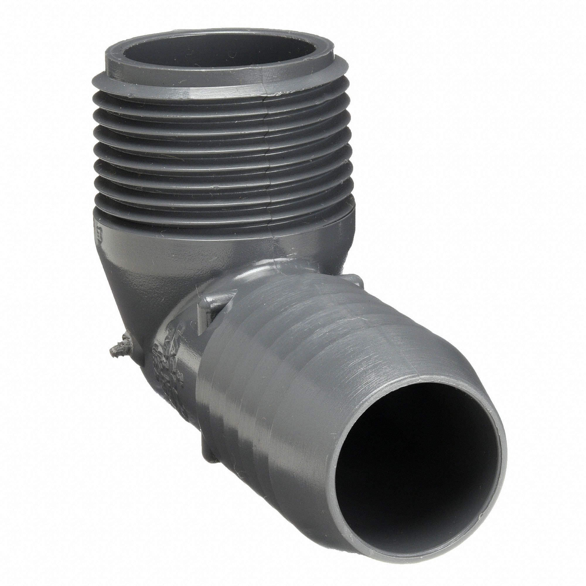 LASCO PVC Male Elbow, 90 Degrees, Insert x MNPT, 1/2 in Pipe Size