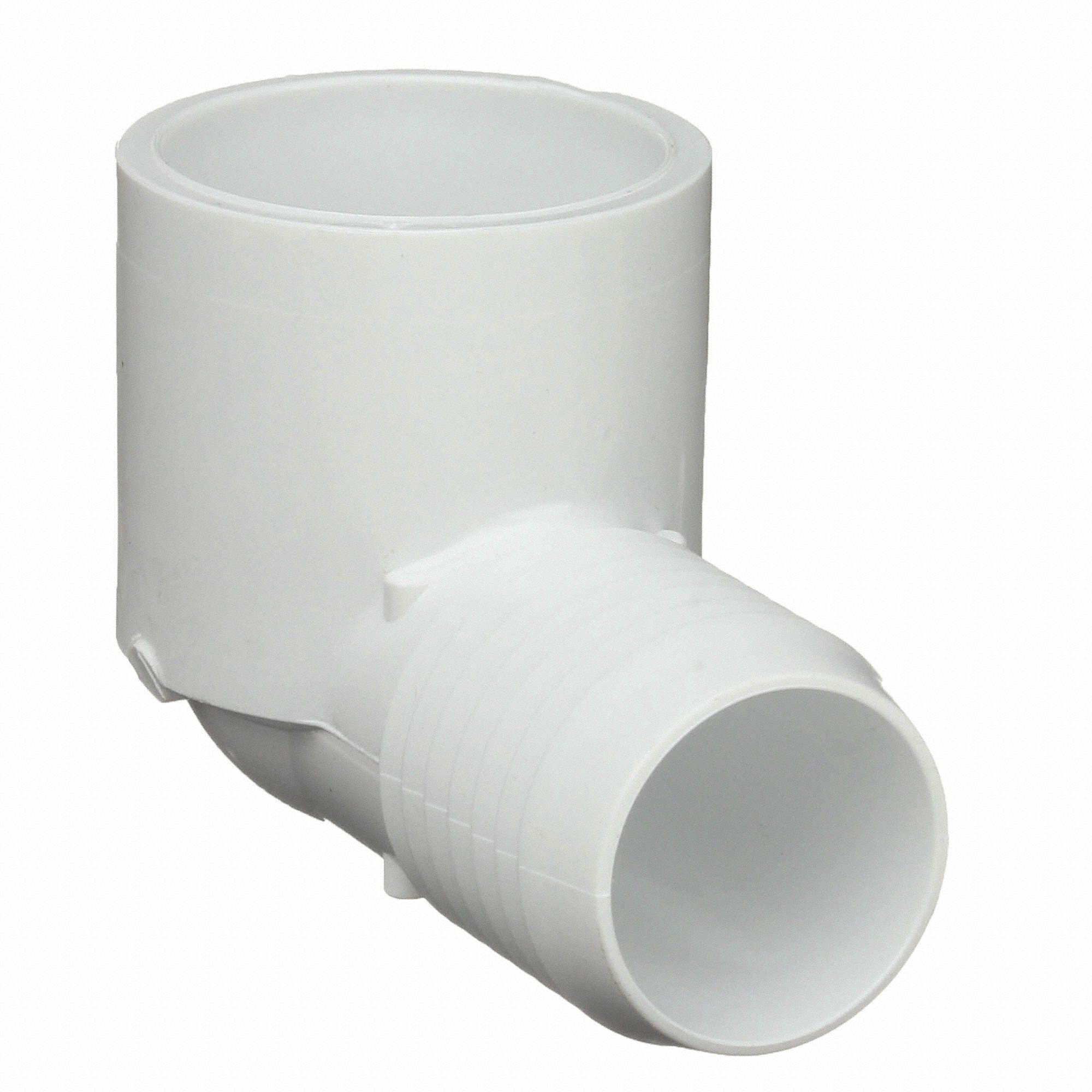 GRAINGER APPROVED PVC Elbow, 90 Degrees, Insert x Slip, 11/2 in Pipe